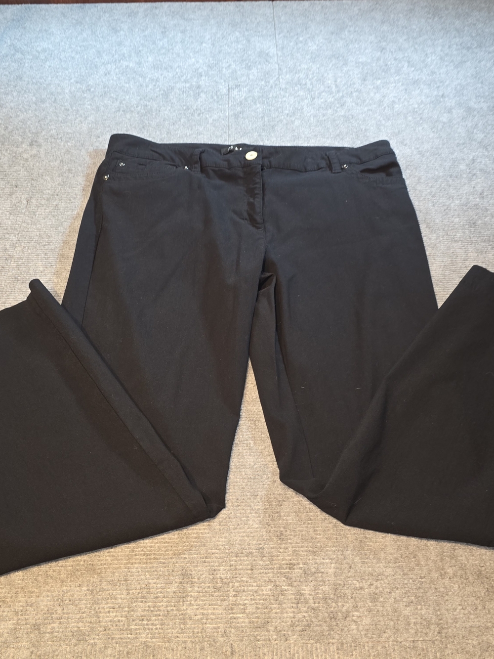 Zac & Rachel Black Stretch Dress Pants Women’s Size 16 Career Trousers